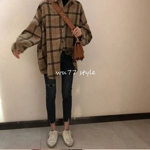 Plaid Brown Shacket